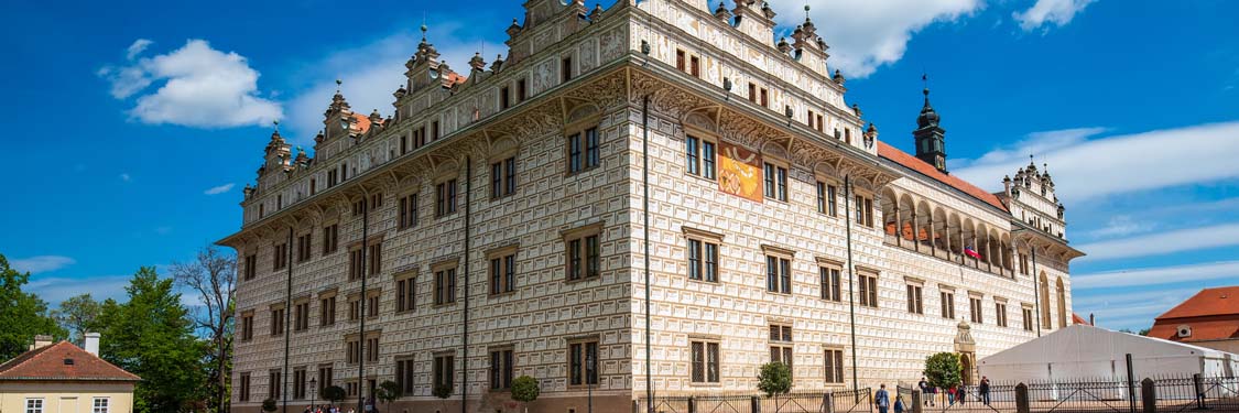 Picturesque view of Litomysl Castle, Czech Republic