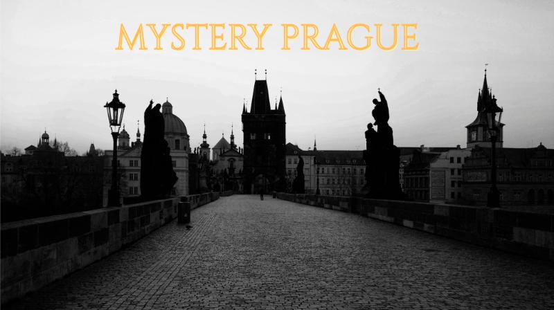 Tajuplna Praha podle Dana Browna cernobila pro newsletter Maxin PRAGUE